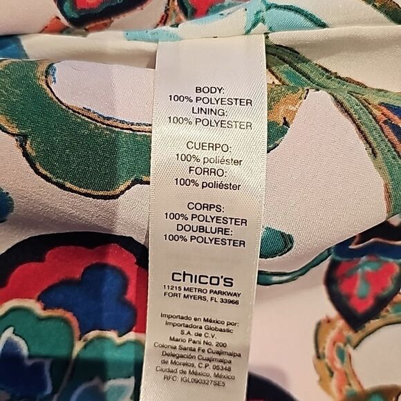 Chicos bright pink 3/4 sleeve 4 button jacket  size 0 petite - Picture 9 of 10